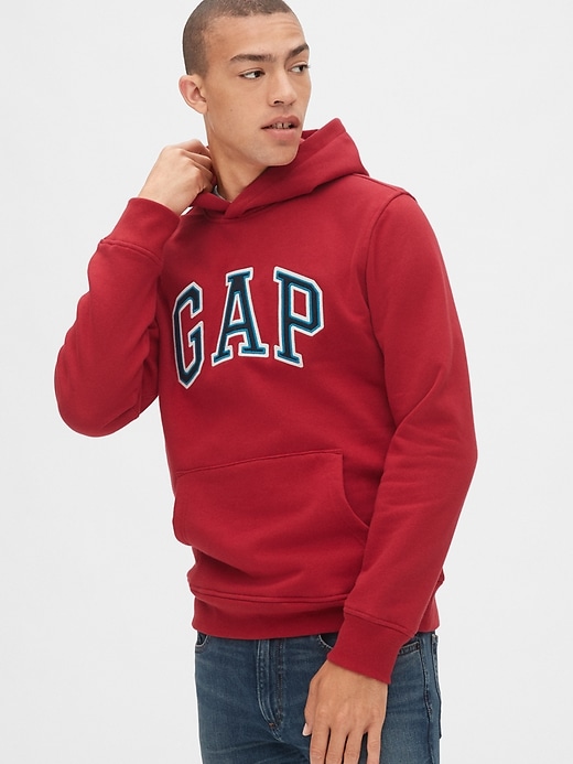View large product image 1 of 1. Gap Arch Logo Hoodie