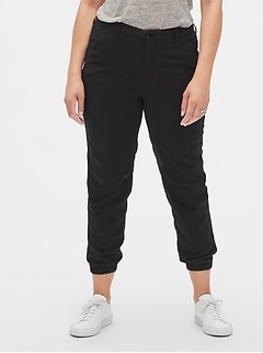 gap girlfriend utility joggers