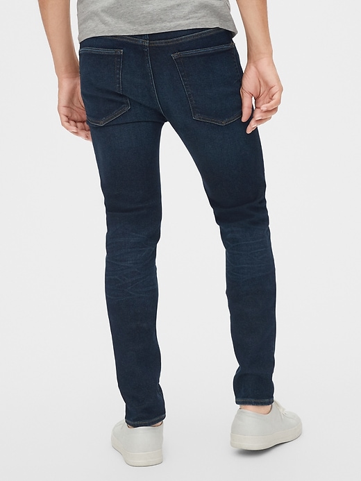 2 of 8 showing, with the color stardust blue tint of product GapFlex Super Skinny Jeans With Washwell™
