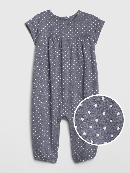 View large product image 1 of 1. Baby Dolman-Sleeve One-Piece