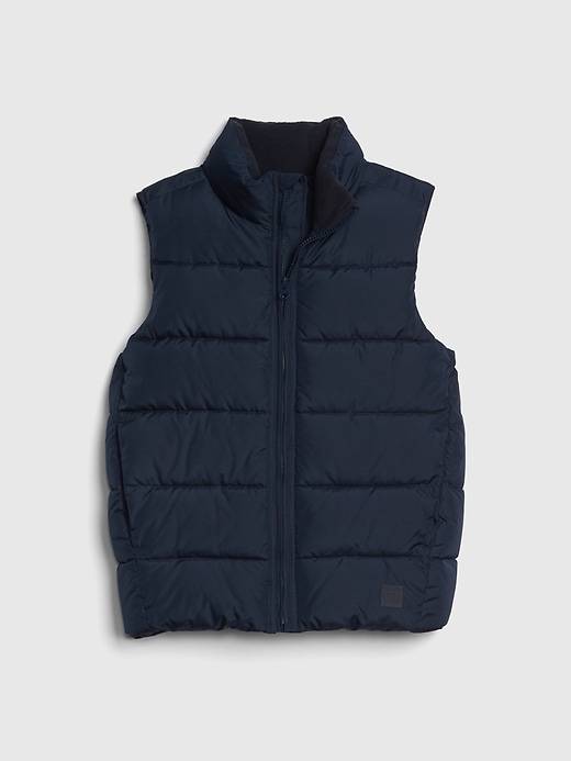 1 of 8 showing, with the color blue of product Kids ColdControl Max Puffer Vest