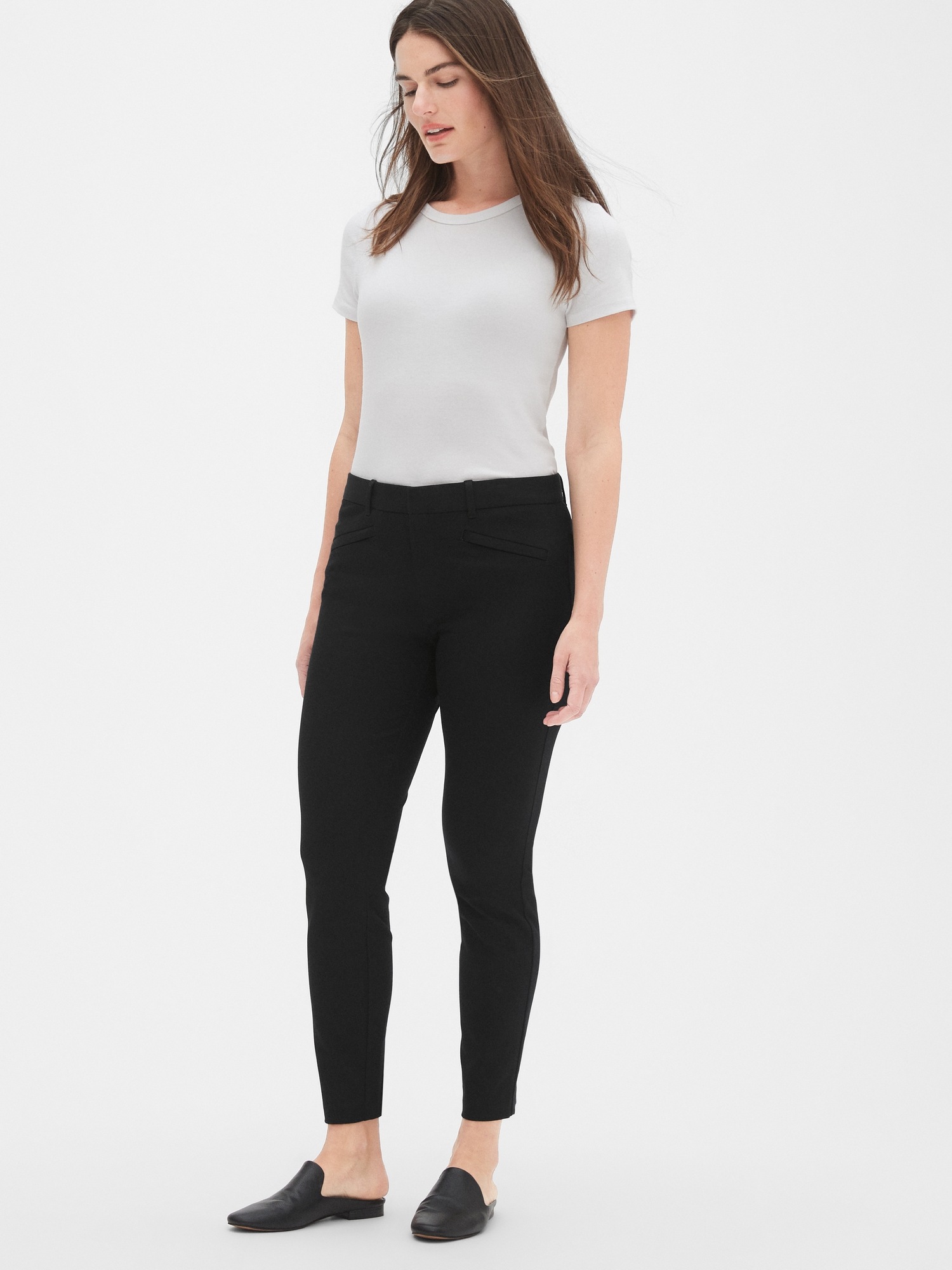 gap signature skinny ankle khaki