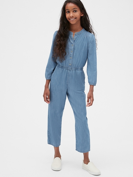 Image number 2 showing, Kids Denim Jumpsuit