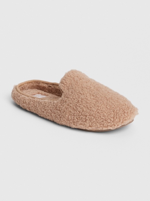 View large product image 1 of 1. Sherpa Loafer Slippers