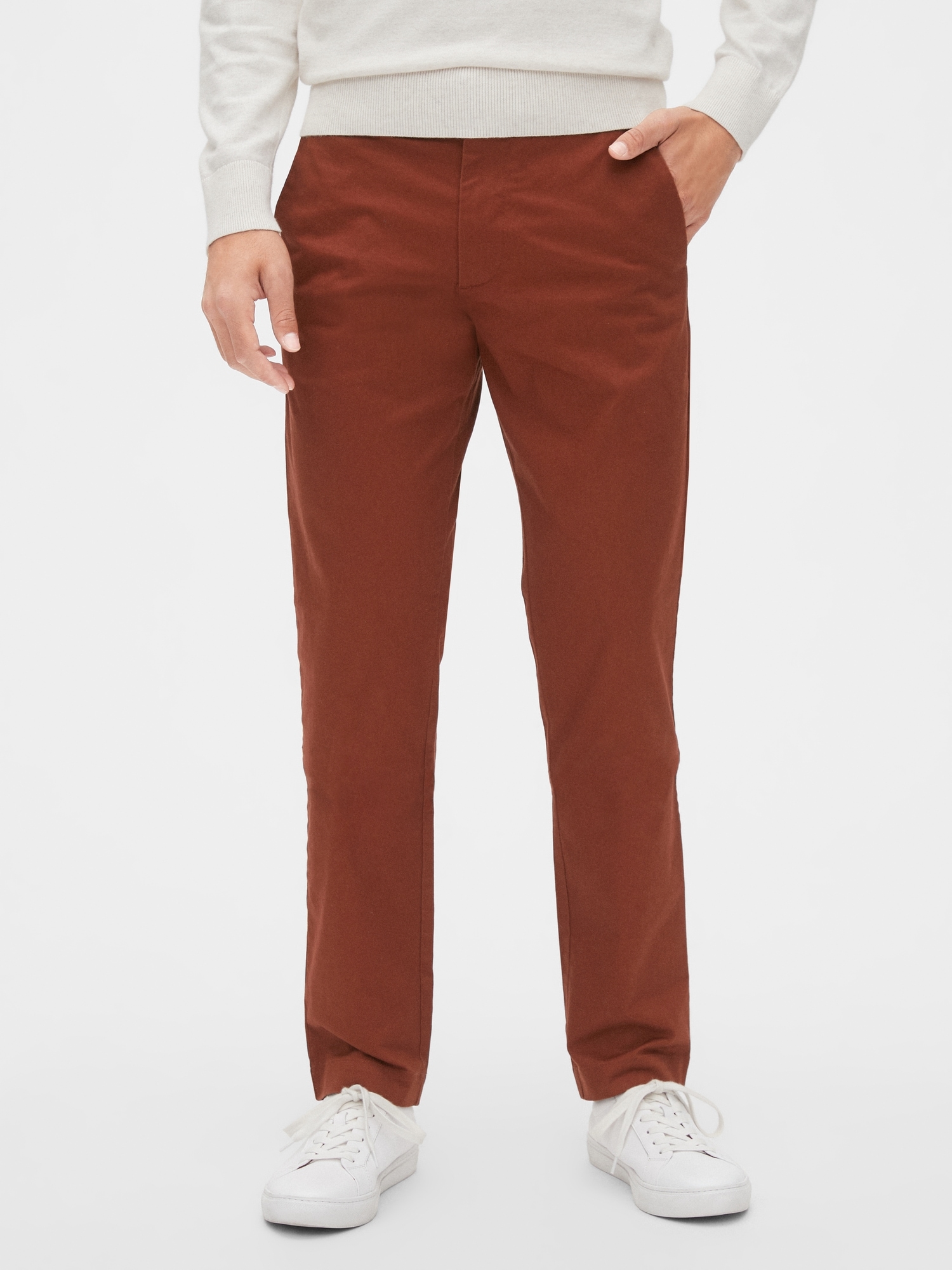 gap khakis slim stretch mens