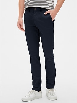gap slim stretch khakis