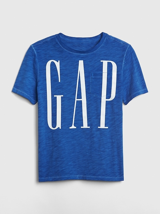 Gap Kids Boy's Size Medium 8 Long Sleeve Blue White Skate Youth Shirt