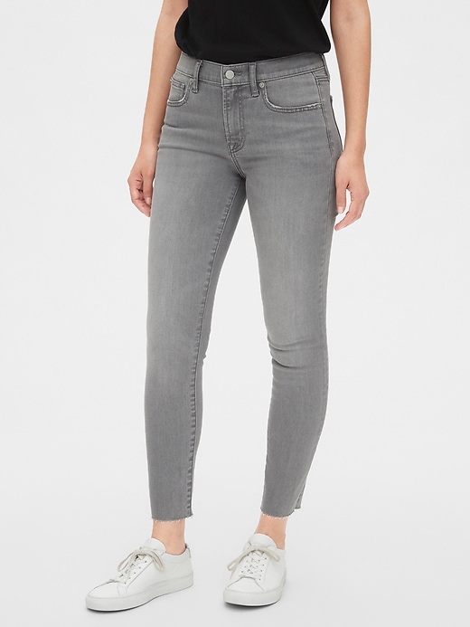 Image number 1 showing, Mid Rise True Skinny Ankle Jeans