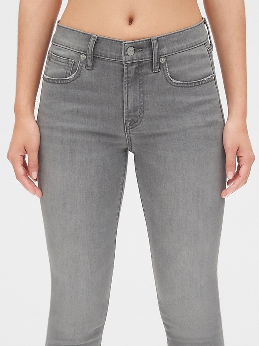 Image number 5 showing, Mid Rise True Skinny Ankle Jeans