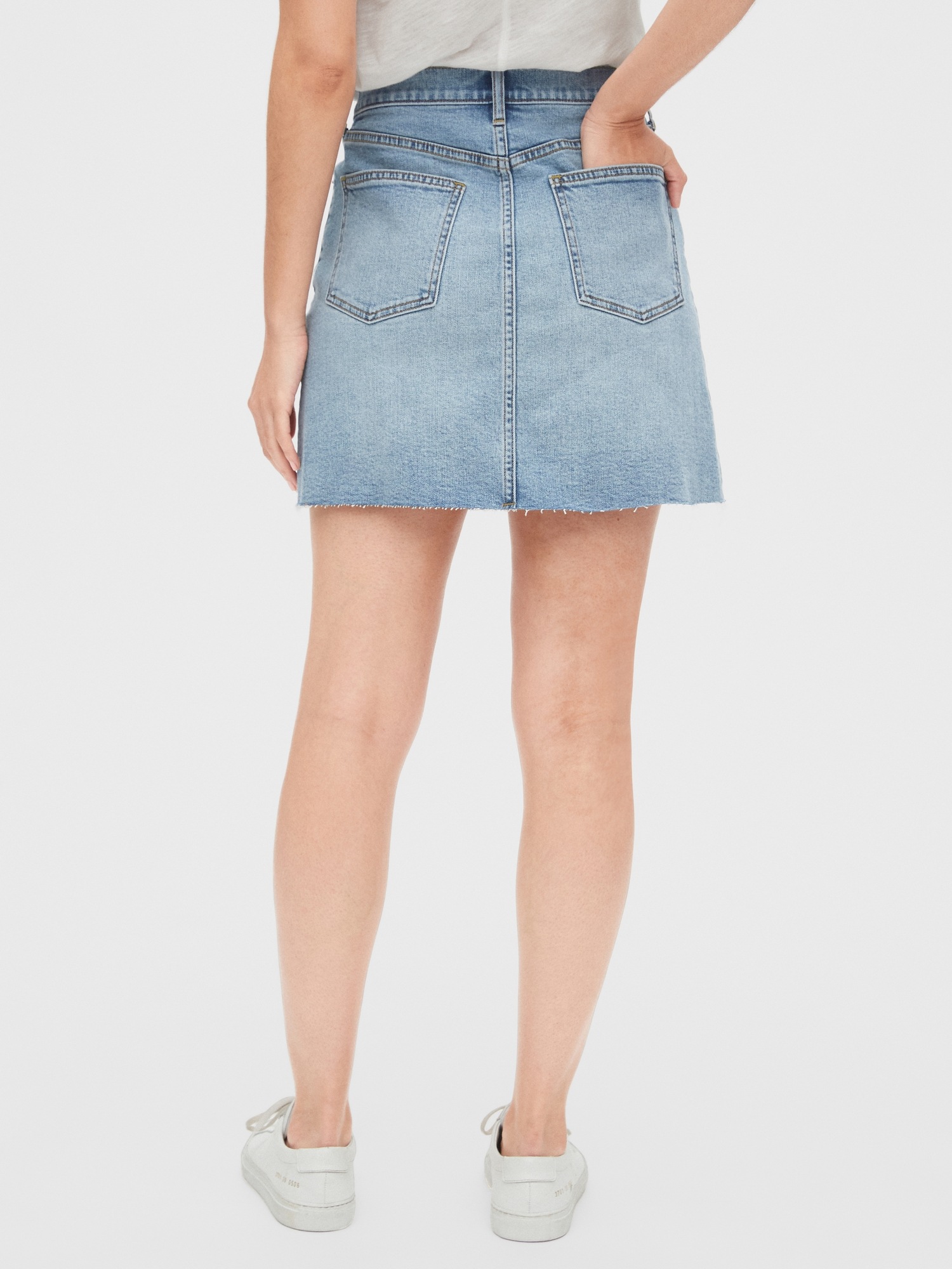 High Rise Denim Mini Skirt | Gap