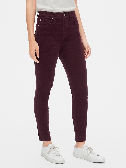 Image number 9 showing, High Rise True Skinny Cords with Secret Smoothing Pockets