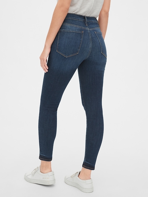 Image number 2 showing, High Rise True Skinny Ankle Jeans in Sculpt with Secret Smoothing Pockets