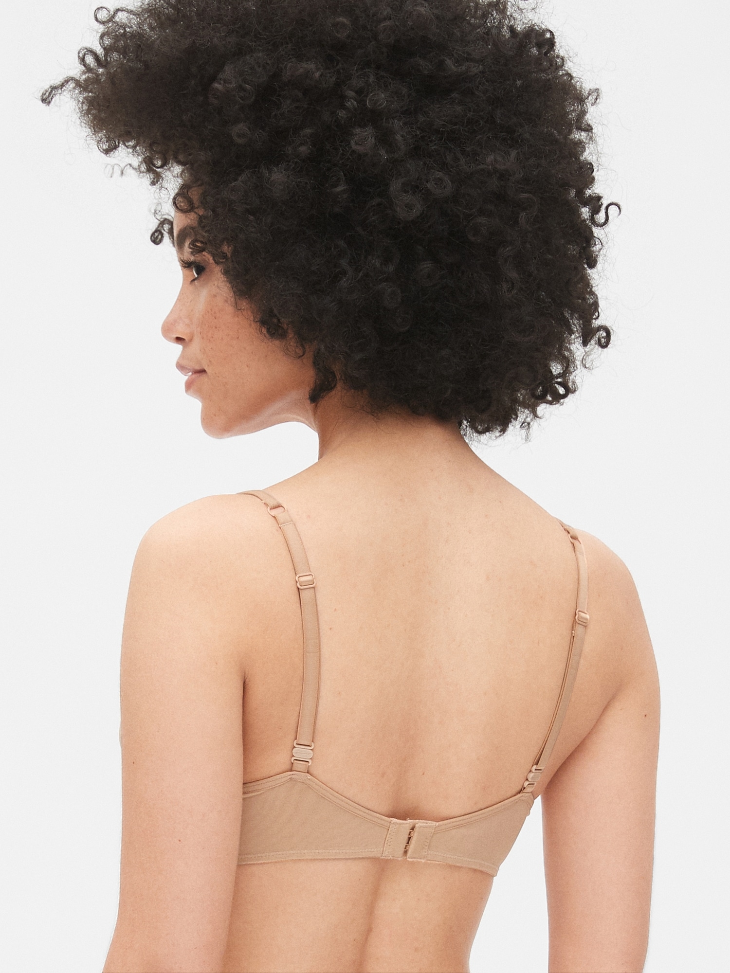 gap plunge seamless bralette