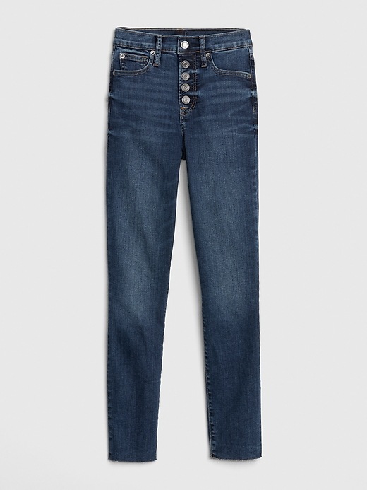 Image number 8 showing, High Rise True Skinny Ankle Jeans with Secret Smoothing Pockets