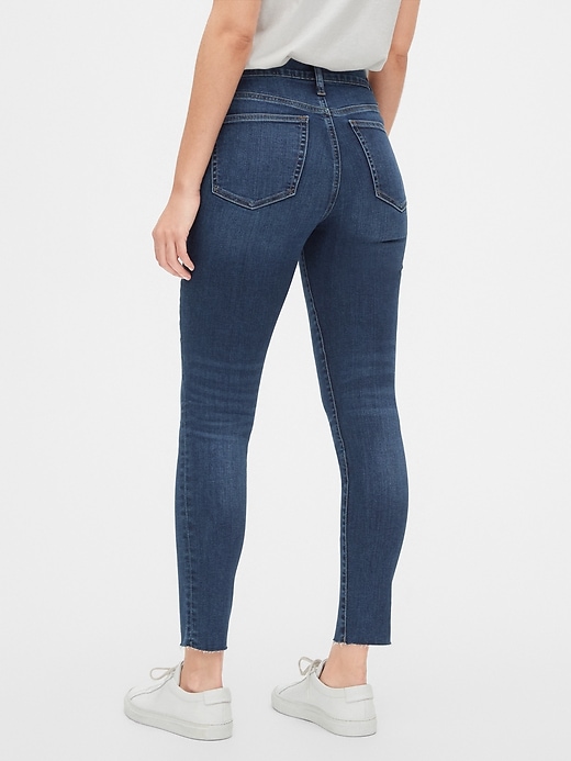 Image number 2 showing, High Rise True Skinny Ankle Jeans with Secret Smoothing Pockets