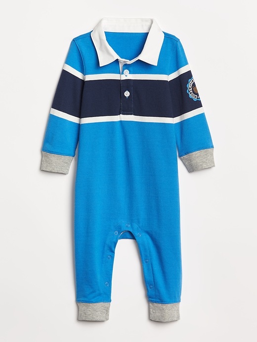Image number 1 showing, Baby Brannan Bear Polo One-Piece