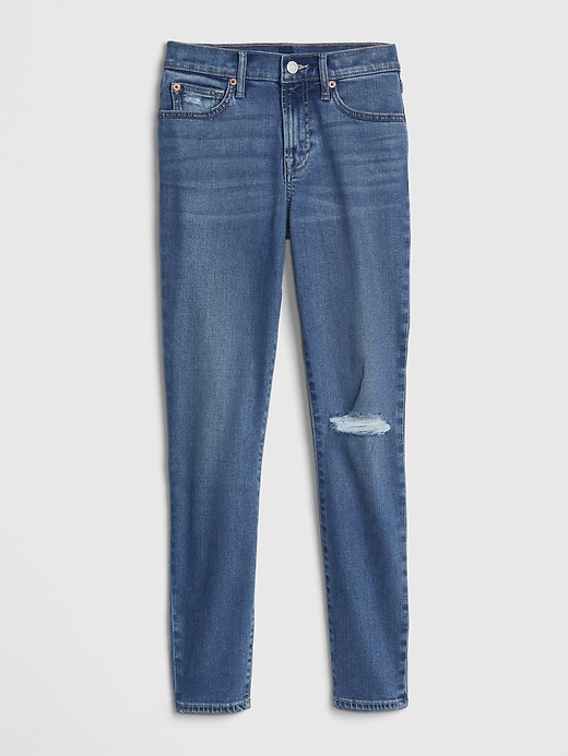 Image number 8 showing, Soft Wear Mid Rise True Skinny Ankle Jeans