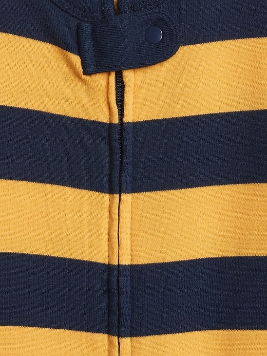 Image number 2 showing, babyGap Rugby Stripe PJ One-Piece