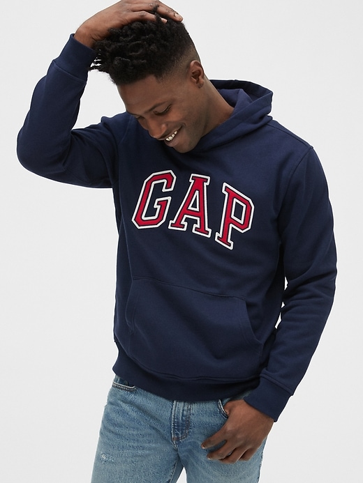 View large product image 1 of 1. Gap Arch Logo Hoodie