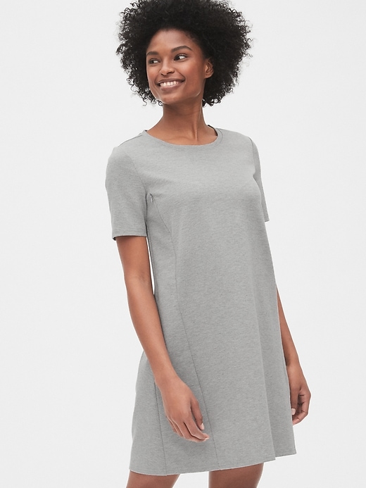 Image number 5 showing, Maternity Side-Zip Nursing Dress in Ponte