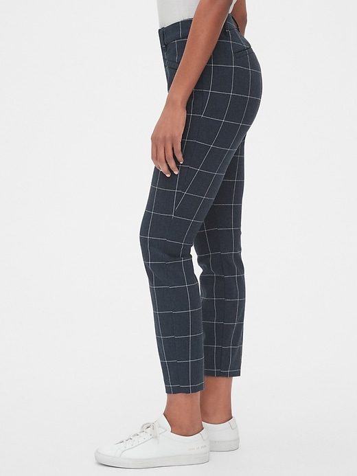Image number 9 showing, Plaid Curvy Skinny Ankle Pants