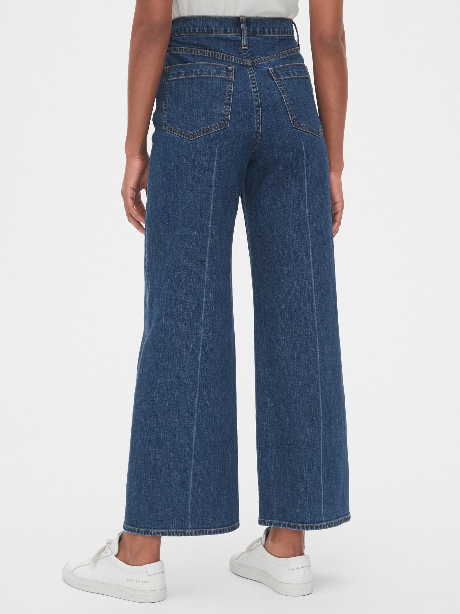 High Rise Wide Leg Jeans with Secret Smoothing Pockets Gap
