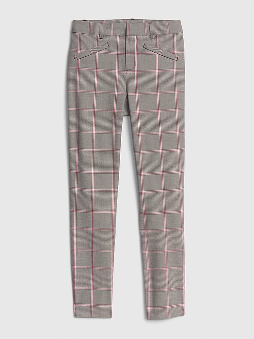 Image number 8 showing, Plaid Curvy Skinny Ankle Pants
