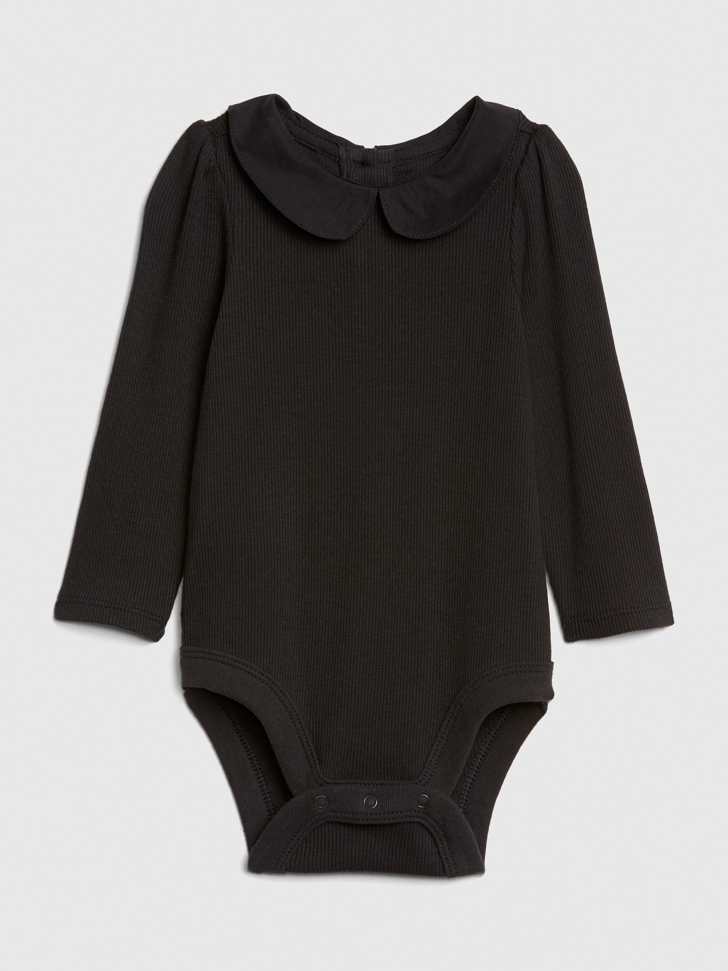 Baby Ribbed Collar Bodysuit Gap