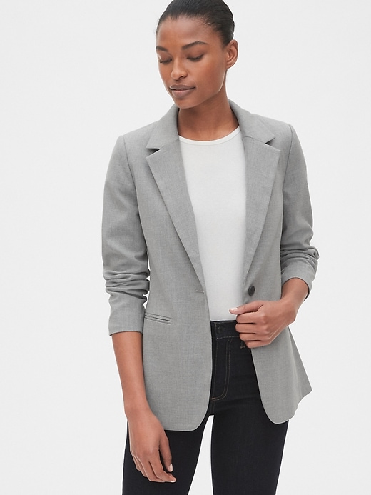 1 of 8 showing, with the color heather grey of product Classic Blazer