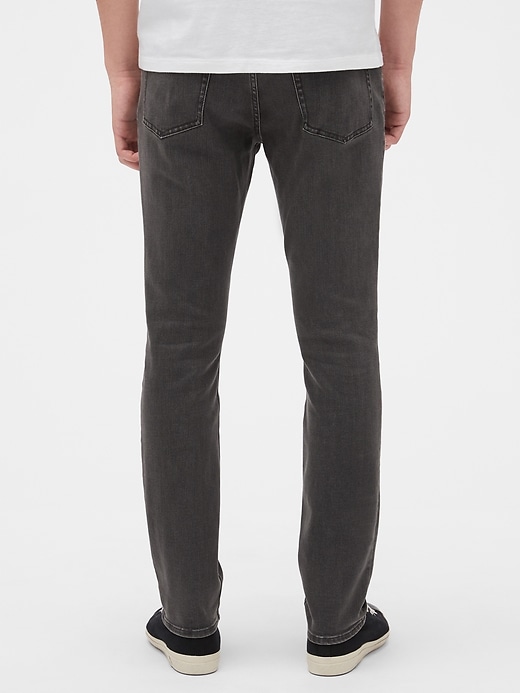 2 of 8 showing, with the color silver grey of product Soft Wear Skinny Jeans with GapFlex