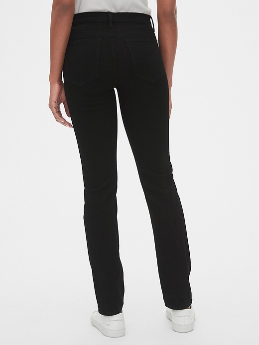 Image number 2 showing, Mid Rise Classic Straight Jeans