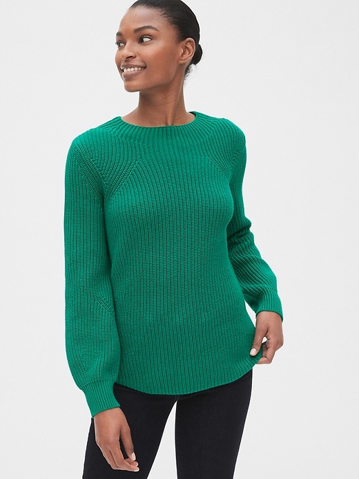 Image number 8 showing, Shaker Stitch Crewneck Sweater