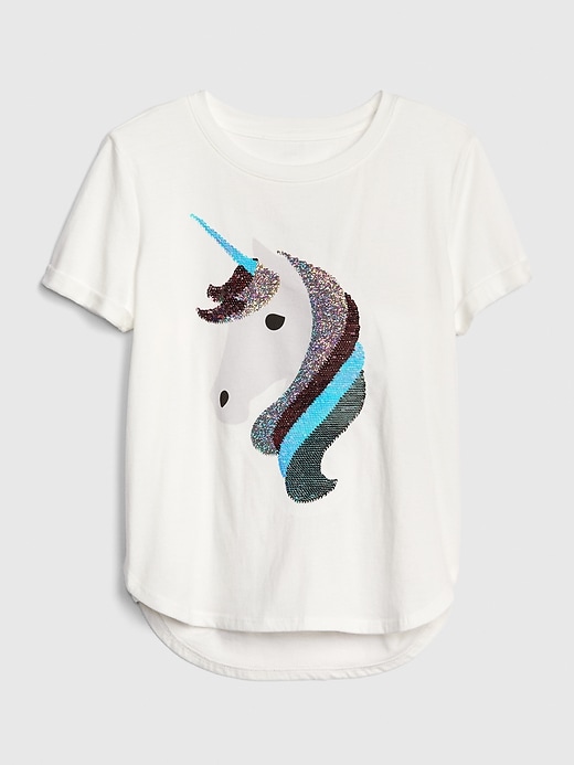 Kids Flippy Sequin Graphic T-Shirt | Gap