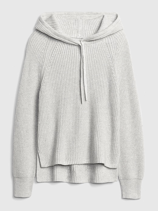 Image number 6 showing, Shaker Stitch Hoodie Sweater