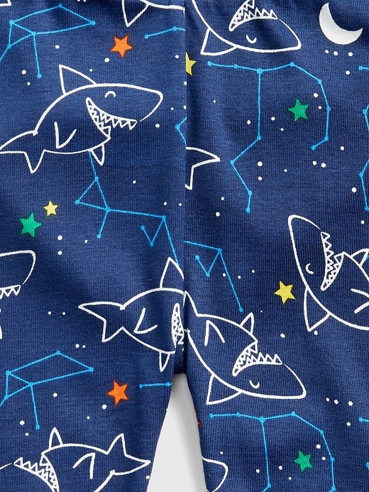 Image number 3 showing, babyGap Glow-in-the-Dark Shark PJ Set