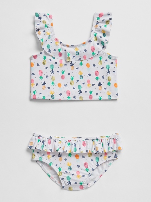 Image number 1 showing, Toddler Print Swim Two-Piece