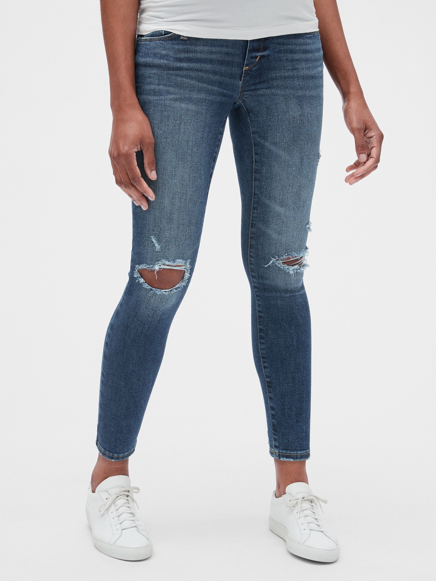 gap white jeggings