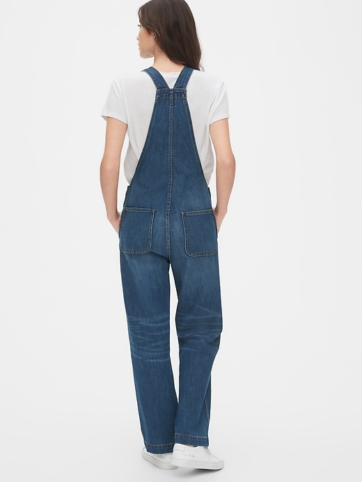 Image number 2 showing, Wide-Leg Overalls