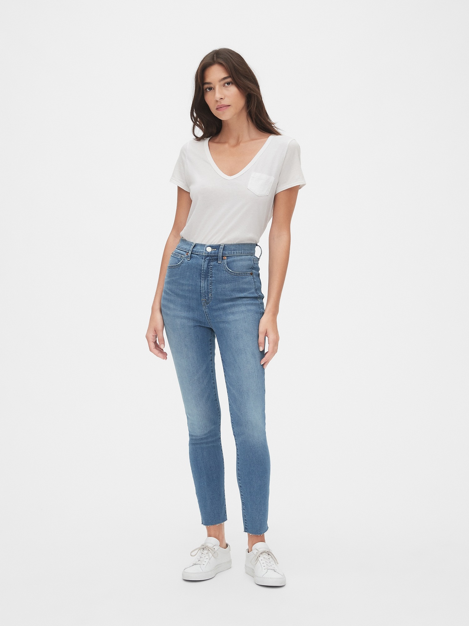 Sky High True Skinny Jeans with Secret Smoothing Pocket | Gap