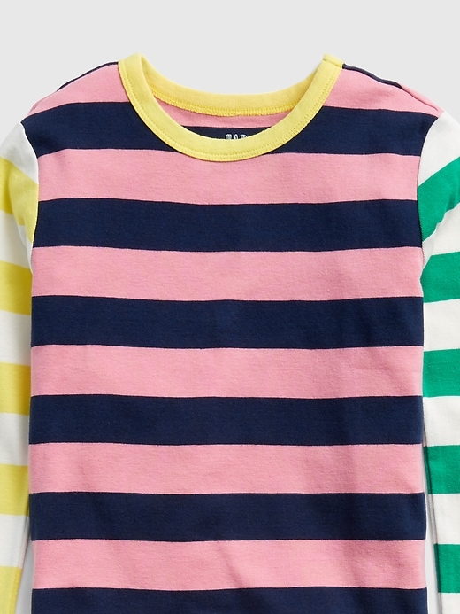 Image number 2 showing, Kids Colorblock Stripe PJ Set
