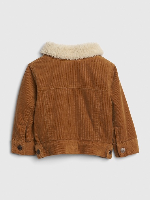 Image number 2 showing, Baby Icon Cord Sherpa Jacket