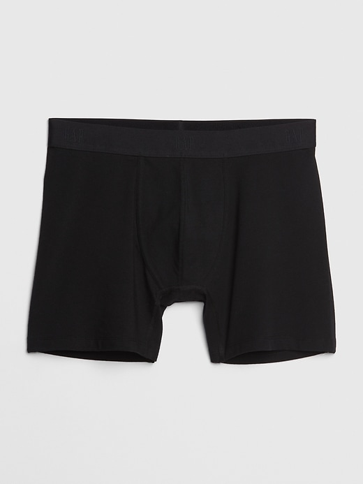 1 of 8 showing, with the color true black of product 5" Boxer Briefs