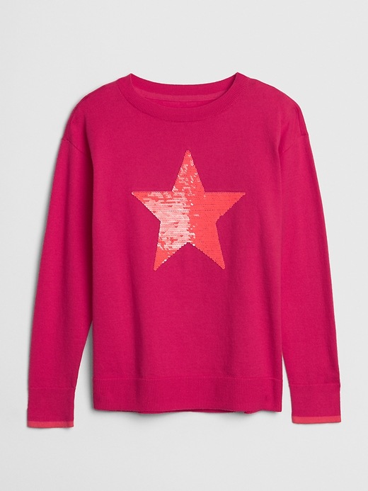 Image number 5 showing, Kids Flippy Sequin Sweater
