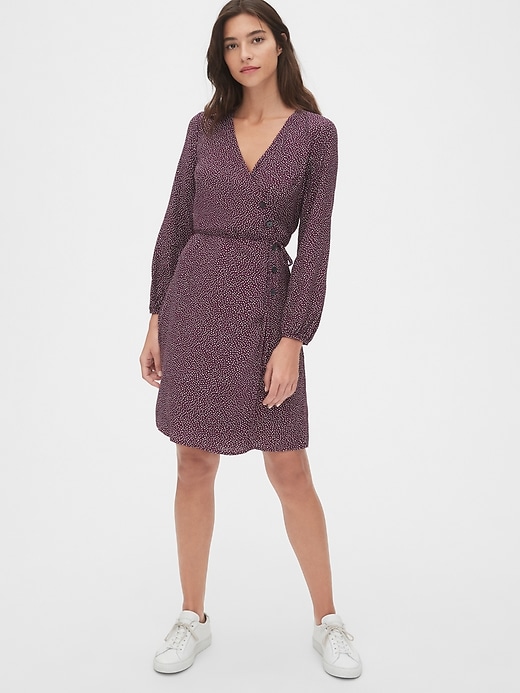 Image number 7 showing, Side-Button Wrap Dress