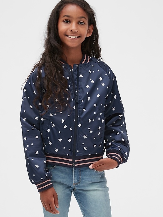 Image number 2 showing, Kids Star Bomber Jacket