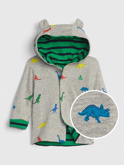 Image number 1 showing, Baby Dino Hoodie Sweatshirt