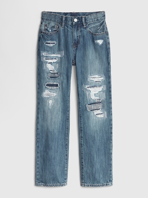 Image number 1 showing, Kids Rip & Repair Original Fit Jeans
