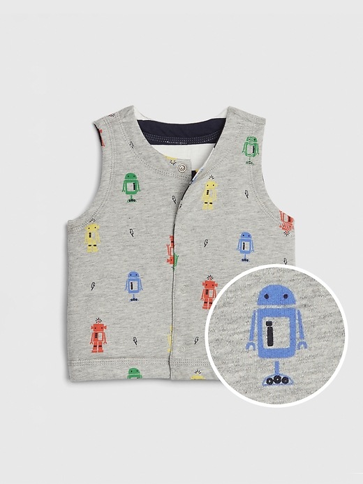 Image number 3 showing, Baby Reversible Vest