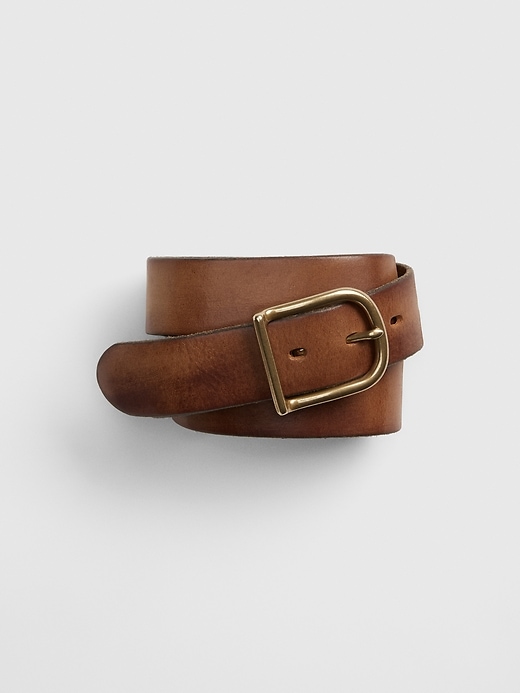 1 of 8 showing, with the color cognac brown of product Harness Buckle Belt