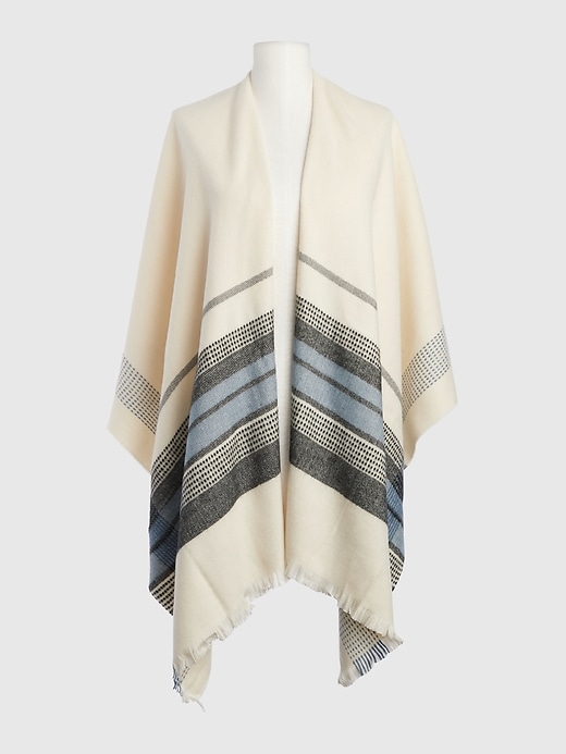 2 of 8 showing, with the color ivory frost of product Cape Scarf